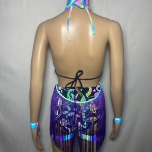 Cleopatras Lure face mask Halloween costumes rave wear festival outfits Cher Jasmine gorean toga lingerie bikinis reflective clothes